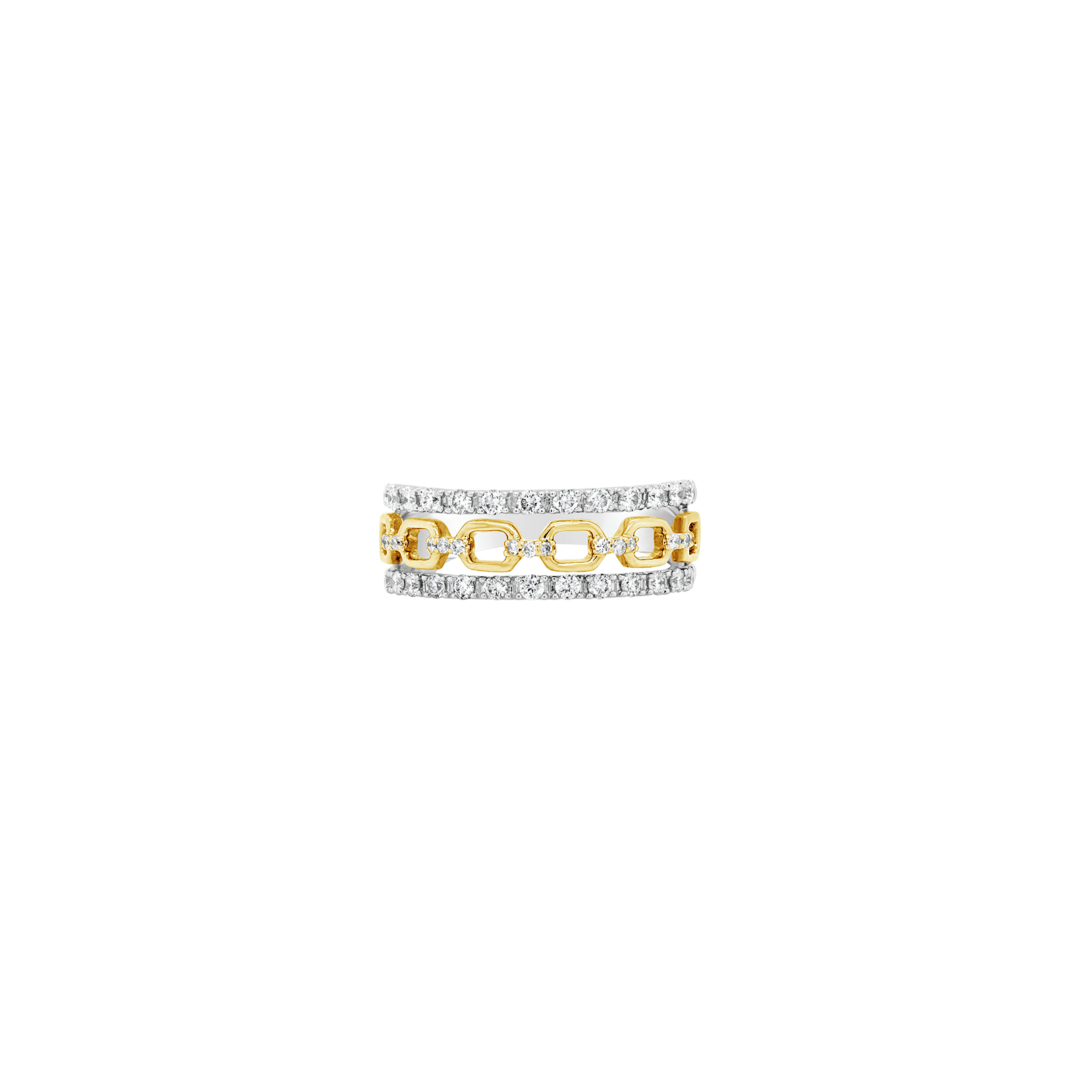  Lien Gold and Diamond Ring
