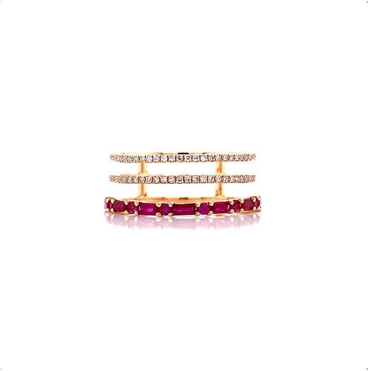  Petite Rouge Ruby Ring