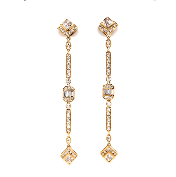  Mouchet Diamond Earrings