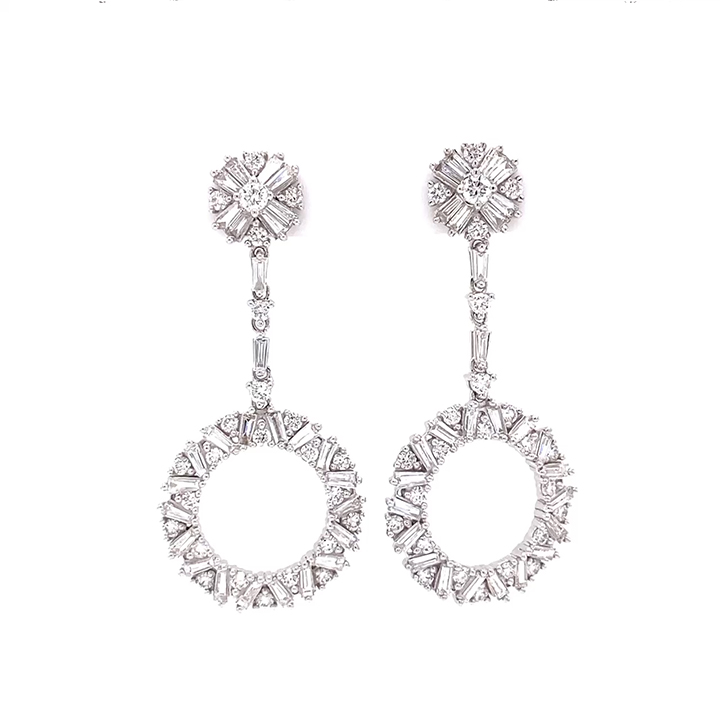  Bergonette Diamond Earrings