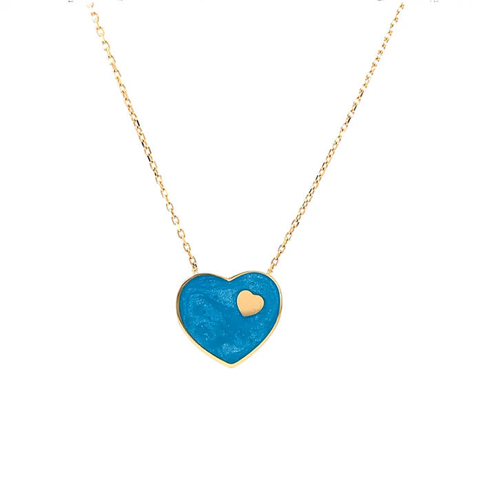  Heart in Heart Necklace